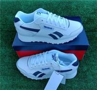 Womens Reebok Royal Glide Ripple Low Trainers Sneakers UK 4.5 White And Black...