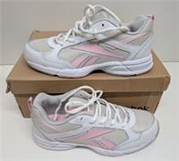 Reebok Older Girls New Casual White Trainers Shoes School Junior UK Size 5