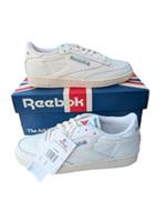 Reebok Club C 85 Vintage Womens UK 7 Off White Leather Trainers GX3686 US 9.5