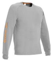 Reebok Men's Grey Crew-neck Pullover Work Sweatshirt - M Regular