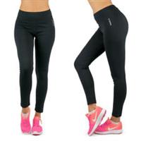 Reebok Womens Elements Full Length New Legging Sports Gym Running Tight Black - As Shown Regular