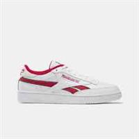 Mens Reebok Classic Club C Revenge Trainers Size 9 White Red Leather RRP £79