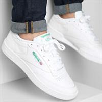 Mens Reebok Classic Club C 85 Trainers Leather Sizes 7 & 8 White RCC85W01