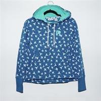Womens REEBOK CLASSIC Casual Blue Pullover Hoodie Size XS BNWT - XS Regular