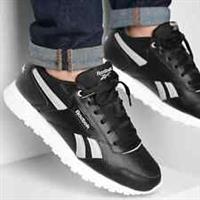 Mens Reebok Classic Trainers Sizes 8 & 10 Black White Classics Leather BNIB