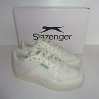 Slazenger Girls New Leather Trainers Shoes Casual Junior School RRP £65 Size 3