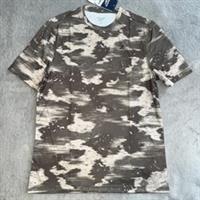 Reebok Sports Green/Camo Print T-Shirt Size S - S Regular