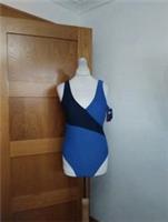 Reebok One Piece Swimsuit Colour Navy/Blue Size 14 - 14 Regular