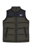 Reebok Mens Puffer Gilet Vest Olive