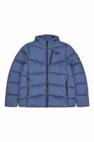 Reebok Mens Puffer Jacket Stretch Puffer Mineral Blue