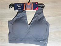 Reebok Sports Women Bonded Bralette Amina Bra Cold Grey and Black  XS,S,M,L - L-Black Regular