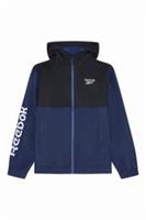 Reebok Mens Windbreaker Jacket Windrunner Batik Blue