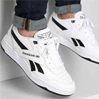 Mens Reebok Classic Trainers Leather UK Size 7 White Black RRP £99 BB4000 II