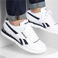 Reebok Classic Style Trainers All Sizes Glide White Navy BNIB Classics RGWNB2