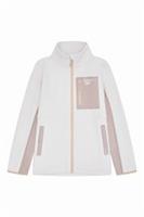 Reebok Womens Fleece Jacket Full Zip Polar Fleece Sand