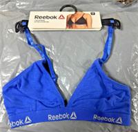 Reebok Women Top Bra VIOLET Crushed Cobalt Blue Sizes XS,M new - M Regular
