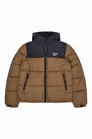 Reebok Mens Puffer Jacket Padded Jacket Timber Brown