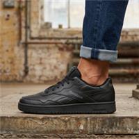 Mens Reebok Classic Trainers Leather All UK Sizes Tripple Black RRP £60 BB1000TB