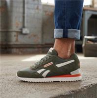 Mens Reebok Classic Trainers All Sizes Glide Green Suede & Nylon Retro RGGWO01