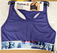 Reebok Sports Women Crop Top Bra FLORI Midnight Ink/Printed UB XS,M,L - M Regular