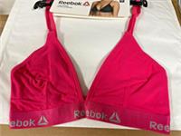 Reebok Women Top Bra VIOLET Twisted Pink Sizes XS,S,M, new - M Regular