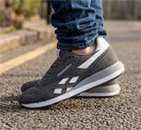 Mens Reebok Classic Suede & Nylon Trainers All Sizes Grey Leather Retro 80s RCNG