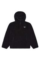 Reebok Women's Fleece Zip Pullover Jacket Warm Teddy Casual Outerwear Black - L Regular
