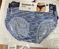 Reebok Womens Seamless Brief ALLIE 2PK Navy / Lucid Lilac XS,S,M,L - L Regular