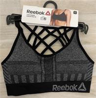 Reebok Women's Seamless Crop Top KESIA Black / Grey Polyamide ,Polyester,Elasta - L Regular