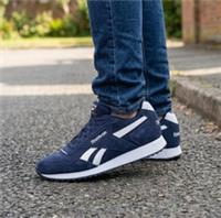 Reebok Classic Style Suede Trainers All Sizes Glide Blue BNIB Classics RGRLNW