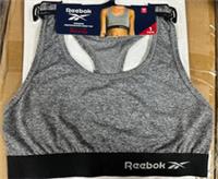 Reebok Sports Women Crop Top Bra SIMONE GREY MARL Medium and Large - M Regular