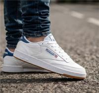 Mens Reebok Classic Club C Retro Trainers Leather White All Sizes RCCCWB