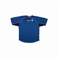 Deadstock Reebok Sports Top Mens XL Navy Blue/Black Embroidered Hydromove 90s - XL Regular