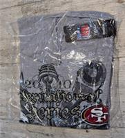 Reebok NFL International Series 2010 Broncos 49ers Grey USA XL T Shirt SEALED - Small Regular