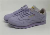 WOMEN'S REEBOK CLASSIC LEATHER LILAC METALLIC TRAINERS DB5543