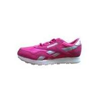 REEBOK CL NYLON JUNIOUR CLASSIC (UK_4.5) PINK EX-DISPLAY