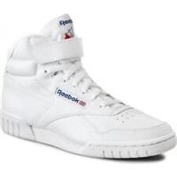 New Reebok Exofit Hi Top White Training Shoes Base Ball Boots Size 12