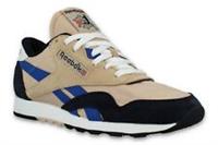 New Ladies Reebok Classic Nylon Vintage Training Shoes Sneakers Size 4