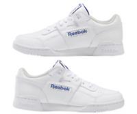 Reebox Workout Plus Men's Lace-up Trainers White UK 6 EU 39 Brand New With Box