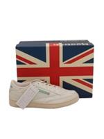 Reebok Men's Trainers UK 9 White Leather with Other Sneaker New with tags