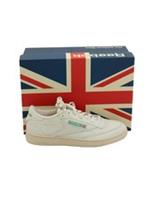 Reebok Men's Trainers UK 12 White Leather with Other Sneaker New with tags