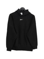 Reebok Women's Hoodie S Black Cotton with Polyester Pullover New with tags