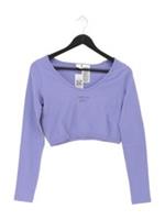 Reebok Women's Top L Purple Nylon with Elastane Cropped New with tags