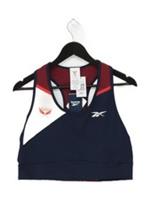 Reebok Women's Top XL Multi Polyester with Elastane Cropped New with tags