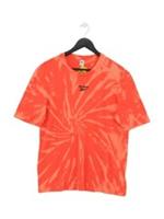 Reebok Men's T-Shirt S Orange Cotton with Elastane Basic New with tags