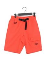 Reebok Men's Shorts XS Orange Striped 100% Polyester Cargo New with tags