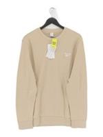 Reebok Men's Hoodie L Cream Cotton with Elastane Pullover New with tags
