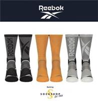 Reebok Fitness Socks - Unisex Mens Womens Sizes Technical Recycled Crew - 1 Pair - 6.5-8 UK Regular