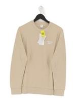 Reebok Men's Hoodie S Cream Cotton with Elastane Pullover New with tags