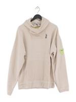 Reebok Men's Hoodie M Cream Cotton New with tags